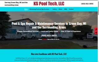KS Pool Tech, LLC of Green Bay website