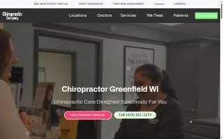 Chiropractic Company of Greenfield website