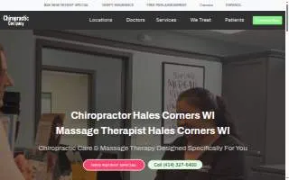 Chiropractic Company of Hales Corners website