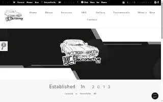 Dep Automotive website