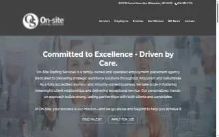 On-Site Staffing Services of Greenfield website