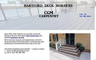 CGM Carpentry website