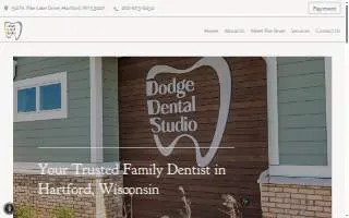 Dodge Dental Studio website