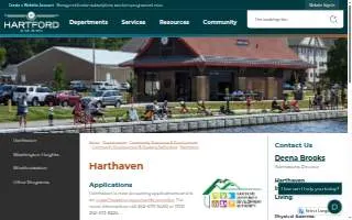 Harthaven-Senior Living website