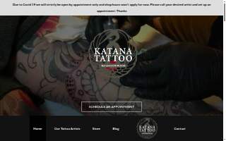 Katana Tattoo of Howard