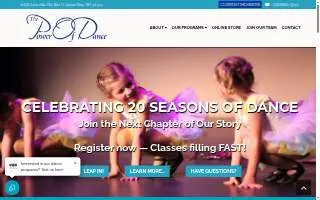 Power of Dance website
