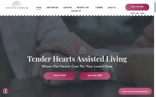 Tender Hearts Assisted Living website