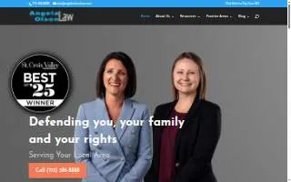 Angela Olson Law website