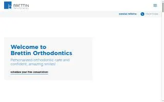 Brettin Orthodontics website