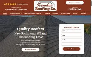Donahue Roofing Co. website