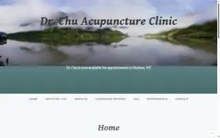 Dr. Chu Acupuncture Clinic website
