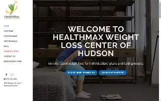 Healthmax Weight Loss Center of Hudson website