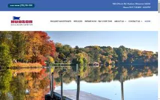 Hudson Collision Center website