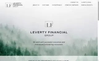 Leverty Financial Group website