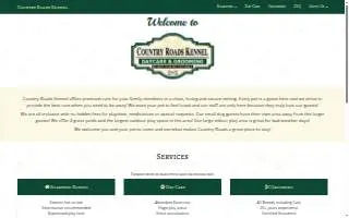 Country Roads Boarding website