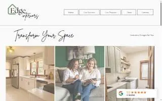 Edge Interiors website