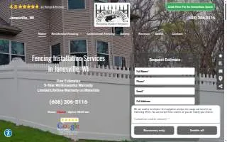 Fence World Of Janesville website