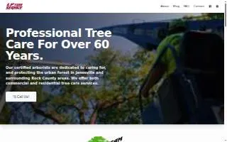 LP Tree Service website