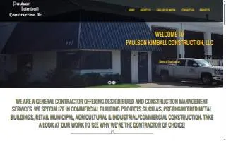 Paulson Kimball Construction LLC website