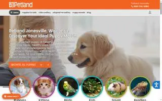 Petland Janesville website