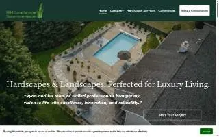 RH Landscape Design and Maintenance LLC website