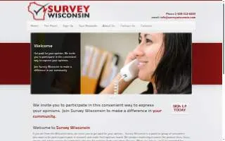 Survey Wisconsin website