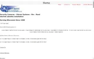 AKL Security Systems LLC of Kaukauna website