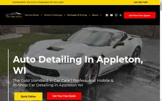 Golden Mobile Detailing of Kaukauna website