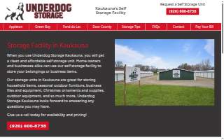 Underdog Storage - Kaukauna