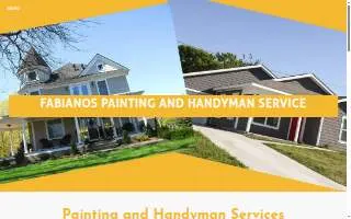 Fabianos Painting and Handyman Service website