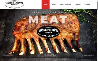 Hometown Meats Deli & Catering website