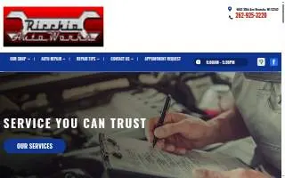 Ricchio AutoWorks, LLC of Kenosha website