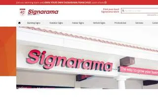 Signarama Kenosha website