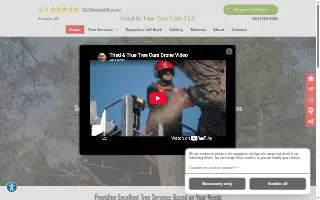 Tried & True Tree Care LLC of Kenosha website