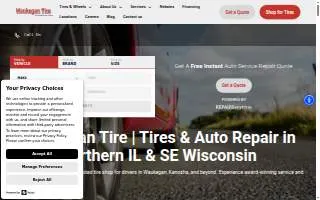 Waukegan Tire - Kenosha website