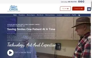 CRIOS – Coulee Region Implant & Oral Surgery Center (La Crosse) website