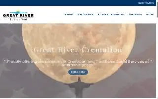 Great River Cremation website