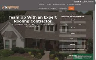Kendhammer A-1 Roofing and Construction website