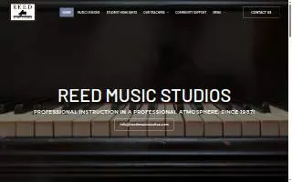 Reed Music Studios website