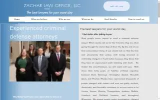 Zachar Law Office, LLC website