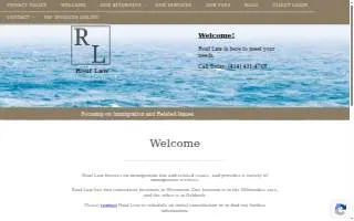 Rouf Law of Little Chute website