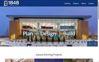 1848 Construction, Inc. website