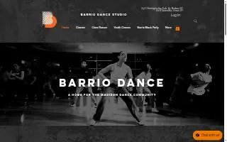 Barrio Dance website