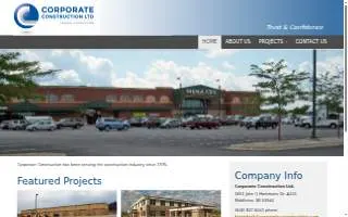 Corporate Construction Ltd. website