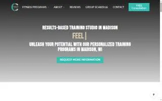 Custom Fitness Specialists West website
