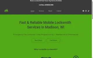 Lockzilla Locksmith of Madison website