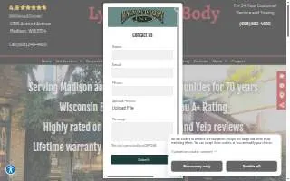 Lynch Auto Body Inc website