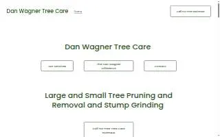 Dan Wagner Tree Care website