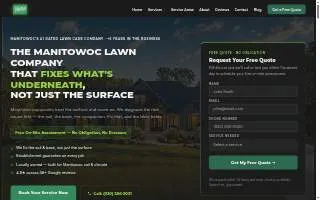 Fast Grass Lawns LLC. website
