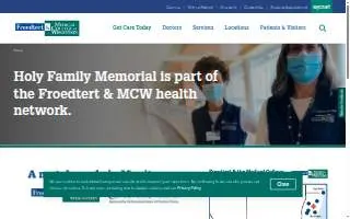 Holy Family Health Services Inc website